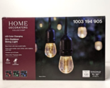 Home Decorators 12-Light 24ft LED Color Changing Outdoor String Light Bulbs - £25.69 GBP
