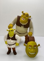 Set of 3 DreamWorks - Shrek - 2 Figurines &amp; 1 Watch - McDonalds Toys - £11.73 GBP