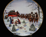 Budweiser Limited Edition Clydesdales Plate The Seasons Best by Susan Sa... - $22.76