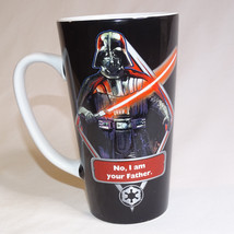 Star Wars Galerie Darth Vader No I Am Your Father Tall Black Red Coffee Tea Mug  - $8.80