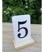 Set of 10 Wedding wooden place card holders, wedding decor, Rustic, Cafe, DIY - €11,20 EUR