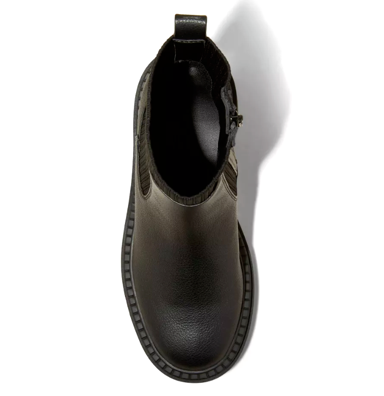 Damen Kyrie Klobige Schwarz Absatz Socke Stiefel Mit Memory Foam Insole 9.5 10 Item image 3
