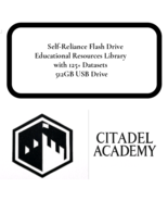 Self-Reliance Flash Drive - Offline Educational Resources, 512GB USB Drive - $99.95