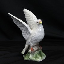 Vintage Arnart White Dove 2585 fine china figurine 6&quot; Tall Made in Japan - £14.87 GBP