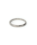 Tiffany &amp; Co Platinum 2mm Wedding/Comfort Band Ring Size 6.5 - $415.80