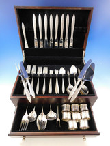 Spanish Lace by Wallace Sterling Silver Flatware Service for 8 Set 68 Pieces - £2,579.90 GBP