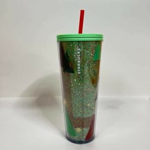 Starbucks 2020 Holiday Exclusive Tree Mint Green 24oz Tumbler Cold Cup - NWT - £11.62 GBP