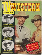 TV and Movie Western 10/1959--Rocky Lane-Jock Mahoney-Richard Boone-FN - £91.29 GBP