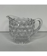 Fostoria Open Creamer Bowl 3&quot; Clear Glass Syrup SMALL American Vintage D... - $25.30 CAD