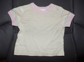 Hanna Andersson Striped Short Sleeve Top Size 60 Infant EUC - £11.82 GBP