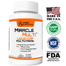 Multivitamin Softgels for Men &amp; Women, Daily Vitamin Mineral 120 Liquid Capsu... - £17.78 GBP