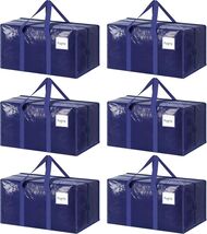 Extra Heavy Duty Large Packing Bags - 6 Pack, Waterproof Totes for Storage - $63.31