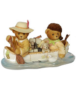 Cherished Teddies 114105 Lewis &amp; Clark Canoe Limited Edition 2003 - $56.74 CAD