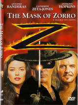 THE MASK OF ZORRO (Antonio Banderas, Catherine Zeta-Jones, Hopkins, 1998) R2 DVD - $11.78