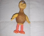 Vintage Big Bird 5&quot; Poseable PVC Figure 1985 Tara Toys Sesame Street Mup... - $15.59