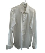 Salvatore Ferragamo Plain White TUXEDO Shirt Size 42L 16.5 Made In Italy... - $76.00