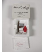 Dept. 56 Snow Village &quot;Fire Hydrant and Mailbox&quot; Accessories #5132-2 Min... - £8.17 GBP