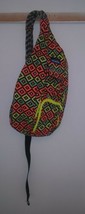 Kavu Rope Sling Bag Women&#39;s Crossbody Backpack Pink Geometric - £31.10 GBP