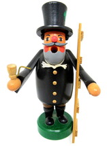 Erzgebirgische Chimney Sweep German Incense Smoker Burner Beard Handcrafted VTG - £178.32 GBP