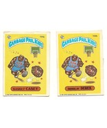 1986 Garbage Pail Kids Series 4 Cards 154a Basket Casey / 154b Dribblin&#39;... - €4,30 EUR