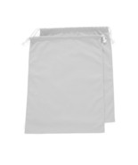 100% Cotton Canvas Travel Laundry Bag, 2-Pack (Large, Light Grey) - £27.17 GBP