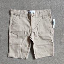 Old Navy Uniform Skinny Leg Twill Bermuda Shorts Girls Size 8 Plus Khaki... - £15.82 GBP