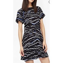 French Connection Black Wave Crepe Dress Size 4 - £20.50 GBP