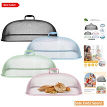 Large 18.5 Inch Mesh Food Covers Set - Elegant Protection for Outdoor Di... - $124.69
