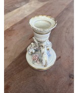 Antique Volkstedt German Porcelain Candle Holder 19th Century 3.5” Tall - $21.00