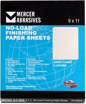 Mercer Industries 240320A - 9 X 11 Silicon Carbide No-Load Finishing, 10... - $46.99