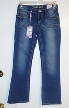 Jade Girl Girls Bootcut Jeans Medium Blue Adjusted Waist Sizes 7, 10  NWT - $13.99