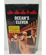 Ocean&#39;s 11 George Clooney Matt Damon Andy Garcia Brad Pitt  VHS Factory ... - £9.55 GBP