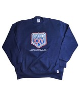 Russell Athletic Super Bowl XXV Sweatshirt Made in USA Blue 1991 Size Large - $39.55