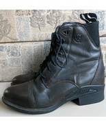 Women&#39;s Ariat X-Static Leather Paddock Boots Lace Up Size 7 Brown - $36.11