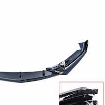 1 Set Glossy Black Car Front Bumper Spoiler Lip Fit For Cadillac CT5 201... - £146.95 GBP