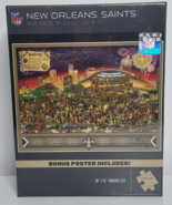 NFL New Orleans Saints Jigsaw Puzzle Football 500 Pieces Pcs Find Joe Jo... - £15.02 GBP