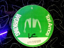 Tori Amos April 26 1998 Backstage Pass  rare - $47.50