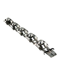 Vintage Gussi Malmo Koi Poisson Hématite Argent Sterling Bracelet 7.50 &quot; - $9,750.41 MXN