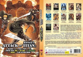 Anime Dvd~Doppiede Inglese~Attack On Titan Stagione Completa... - £37.05 GBP