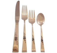 Classic Rose by Reed & Barton Sterling Silver Flatware Service 12 Set 48 pieces - £1,816.17 GBP