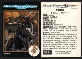 1991 TSR AD&amp;D Gold Border RPG Fantasy Art Card #522 Dungeons &amp; Dragons ~ Warrior - £5.53 GBP
