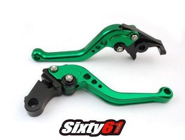 Kawasaki ZX 4RR 2022 2023 2024 Levers Green Short Brake Clutch Set Adjustable - £57.91 GBP