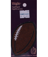 Wrights Football Sports Iron On Applique Badge Appliques 2W x 3.375H M21... - $55.60 MXN