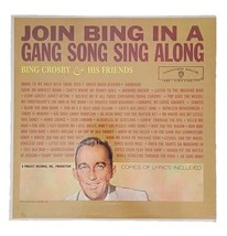 Bing Crosby 1961 Vinyl Record Album Join Bing In A Gang Song Sing Along LP - £6.80 GBP