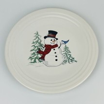 Fiestaware Snowman Luncheon Plate 9” inch Limited Edition Made in USA Br... - £17.57 GBP