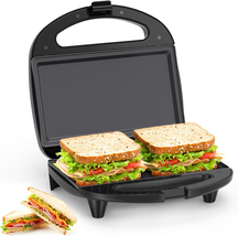 ABS07 Sandwich Maker, 2 Slice Grilled Cheese Maker with Non-Stick Flat P... - $26.61