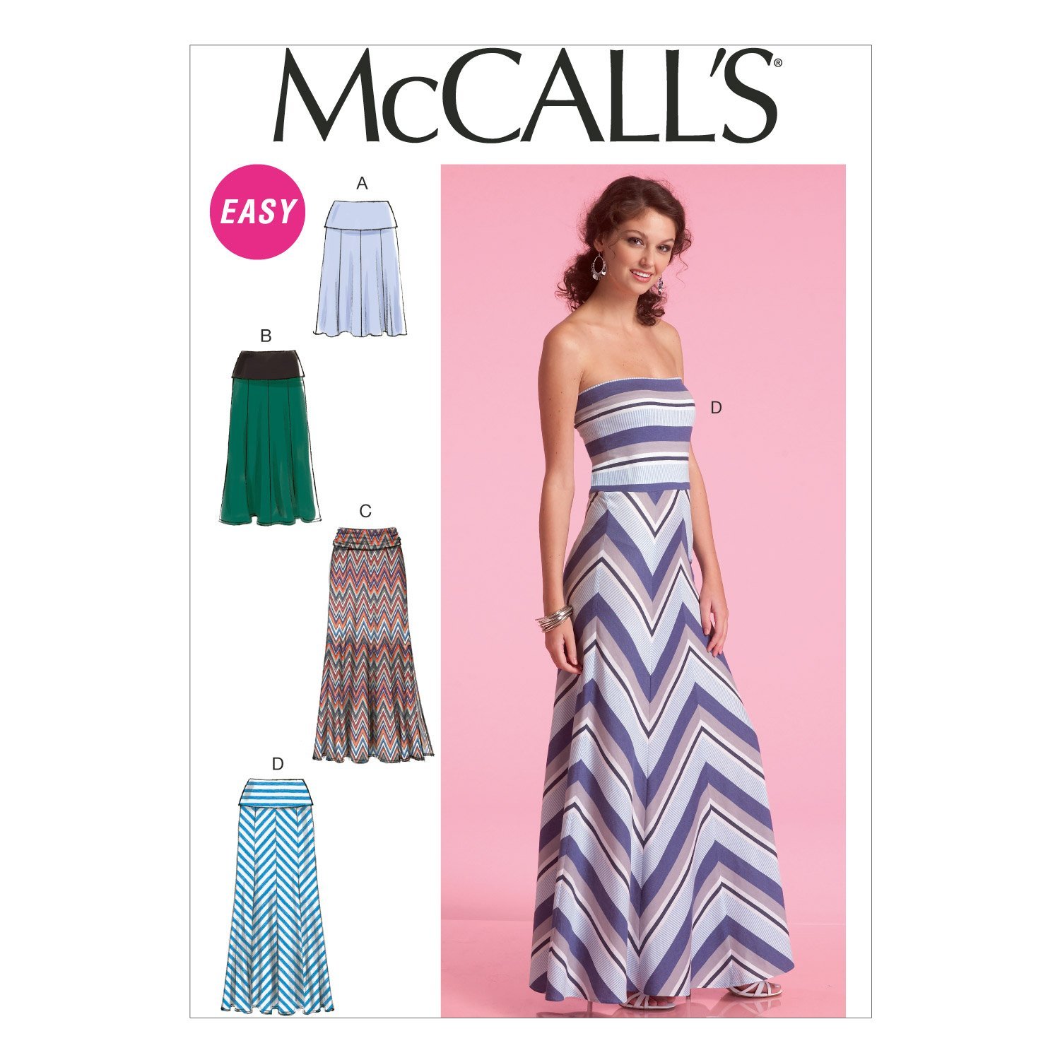 McCall's Patterns M7130 Misses' Dresses or Skirts, Size ZZ (LRG-XLG-XXL) - $7.91