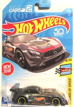 Hot Wheels 2018 50th Anniversary Legends of Speed &#39;16 Mercedes AMG GT3 72/365, G - £7.44 GBP