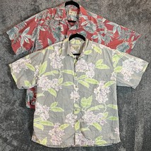 Cooke Street Hawaiian Shirt Mens XL Bundle of 2 Button Up Loud Beach Tro... - £12.71 GBP