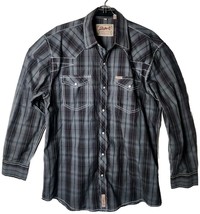 Rafter C Men L Cowboy Collection Premium Quality Long Sleeve Snap Button... - $43.81